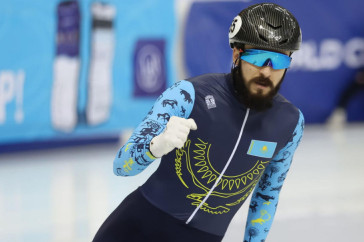 Фотография к новости: Казахстанский шорт-трекист завоевал бронзу на этапе Кубка мира в Сеуле