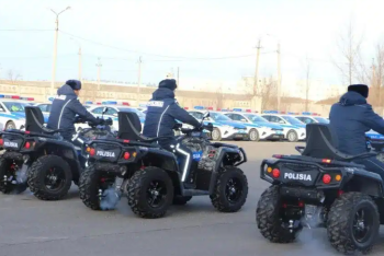 Фотография к новости: Новые авто и квадроциклы закупили для полицейских в ЗКО