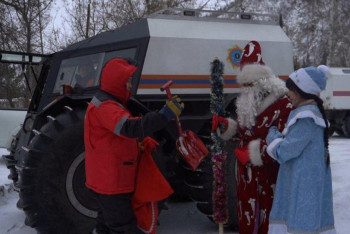 Деда Мороза и Снегурочку спасли от непогоды в ВКО