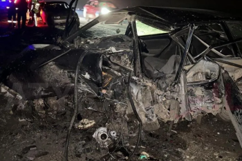 Фотография к новости: Водитель погиб в жутком ДТП на трассе Атырау