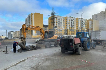 Фотография к новости: Из-за аварии без тепла и горячей воды остались жители некоторых микрорайонов Актау