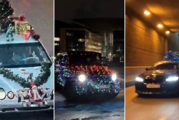 Фотография к новости: Владельцев наряженных по-новогоднему машин наказали в Алматы