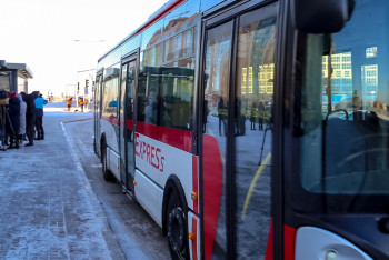 Фотография к новости: В Астане из-за погоды остановили некоторые пригородные маршруты