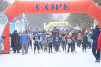 Фотография к новости: Зимний лыжный сезон открыли в Астане