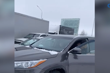 Фотография к новости: Колонну из 3000 авто сопровождают дорожники по трассе Астана-Темиртау