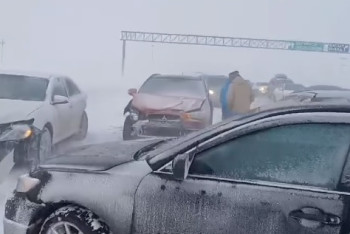 15 автомашин попали в ДТП по дороге из Борового в Астану