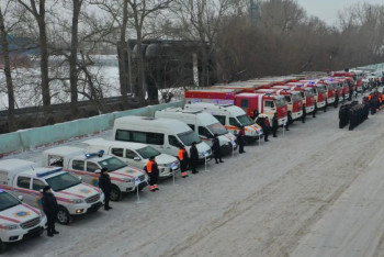 Фотография к новости: Спасатели Карагандинской области получили новую технику