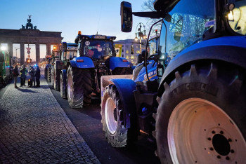 Фотография к новости: В Германии началась неделя забастовок фермеров