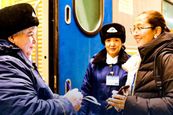 Фотография к новости: Казахстанки стали чаще выбирать женские вагоны в поездах