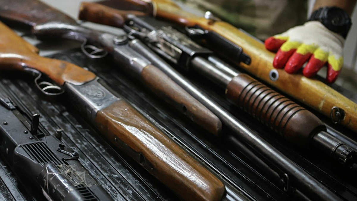 В МВД рассказали, кому разрешено иметь оружие в Казахстане