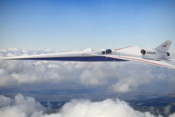 Фотография к новости: Презентован экспериментальный бесшумный сверхзвуковой самолёт