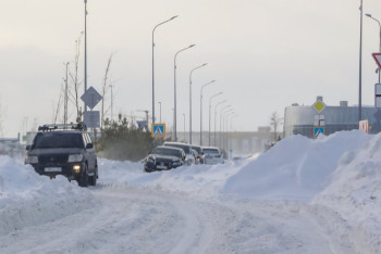 Фотография к новости: Какие дороги закрыли в Казахстане из-за морозов