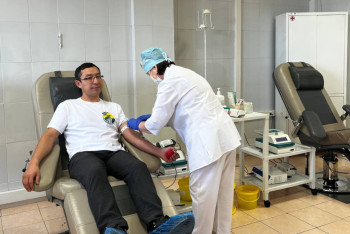 Фотография к новости: 400 человек сдали кровь в рамках акции "Я донор" в Астане