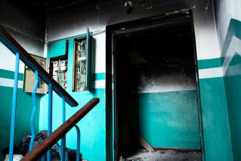 Фотография к новости: Видео пожара в школе Жанаозена попало в Сеть