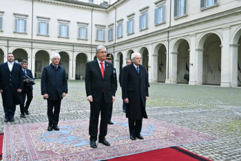 Фотография к новости: Токаев прибыл в Квиринальский дворец на переговоры с президентом Италии
