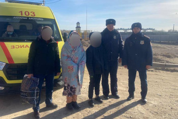 Подростки провалились под лёд в Кызылорде