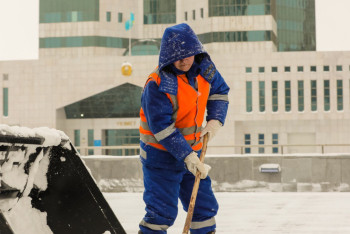 Фотография к новости: Снегом завалит северные и южные регионы Казахстана
