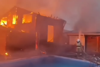 Фотография к новости: Крупный пожар в бане потушили в Шымкенте