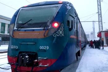 Фотография к новости: Дополнительный поезд запустят из-за ожидающейся непогоды в Казахстане