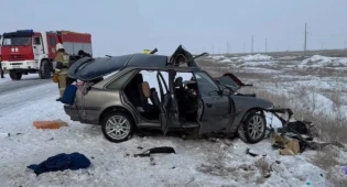 В жуткой аварии в Жетысу погибли три человека
