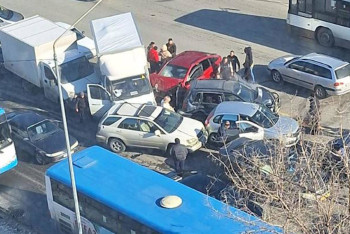 Ребёнок пострадал в массовом ДТП в Усть-Каменогорске