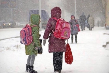 Буран бушует в Астане: школьников перевели на дистанционку
