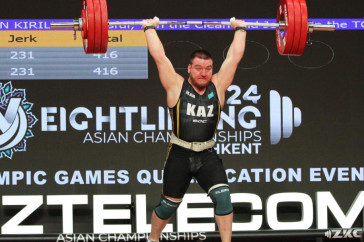 Фотография к новости: Казахстанец завоевал "бронзу" на чемпионате Азии по тяжёлой атлетике