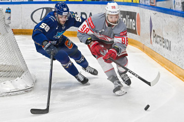 Фотография к новости: Десятое поражение подряд: Барыс проиграл "Спартаку"