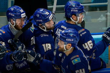 Фотография к новости: Хоккеист "Барыса"повторил свой рекорд в КХЛ