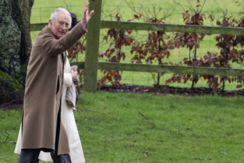 Британский король впервые появился на публике после того, как у него обнаружили рак