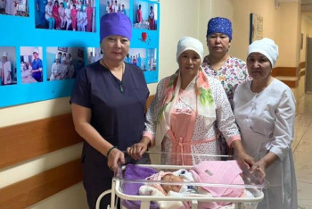 Фотография к новости: Десятого ребёнка родила 43-летняя жительница области Жетысу