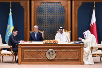 Фотография к новости: Казахстан и Катар договорились о строительстве газоперерабатывающих заводов на Кашагане