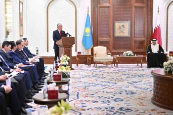 Фотография к новости: Президент Казахстана - первый иностранный лидер, выступивший перед Консультативным Советом Катара