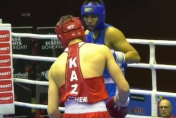 Разгромом закончился бой Казахстан — Узбекистан на турнире по боксу Dracula Open-2024