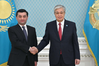 Фотография к новости: Президент Казахстана принял министра иностранных дел Узбекистана Бахтиёра Саидова