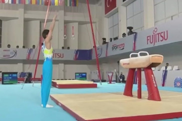 Фотография к новости: Казахстанец стал бронзовым призёром этапа Кубка мира по гимнастике