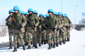 Миротворческий контингент из Казахстана готов к убытию на Голанские высоты