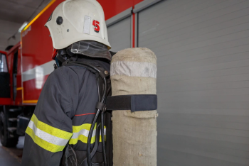 Автомобиль горел в районе угольного разреза в Акмолинской области