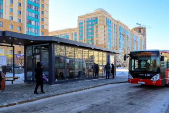 Фотография к новости: Движение пригородных автобусов восстановили в Астане