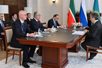 Фотография к новости: Президент Казахстана принял гендиректора ПАО "Татнефть"