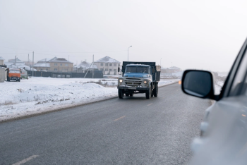 Фотография к новости: Ограничения на трассах действуют в семи областях Казахстана