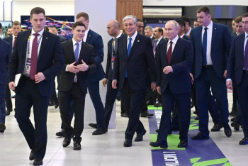 Президент Казахстана поделился в Instagram кадрами рабочей поездки в Татарстан