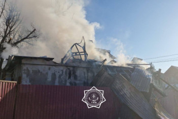 Фотография к новости: Потолок обрушился в доме из-за пожара в Алматинской области