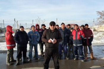 Фотография к новости: Безработные из села Курык Мангистауской области потребовали трудоустройства в Westoil