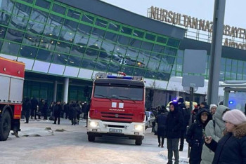 Фотография к новости: Пожар произошел в аэропорту Астаны