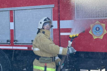 Фотография к новости: Ноу-хау для тушения степных пожаров разработал спасатель в Казахстане