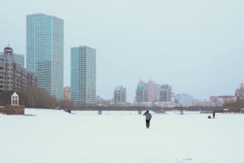 Ребёнок провалился под лёд на реке Ишим