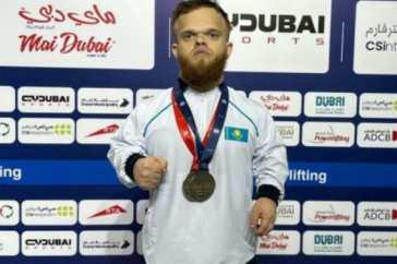 Фотография к новости: Пять медалей завоевали казахстанцы на Кубке мира по пара пауэрлифтингу в Дубае