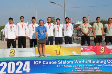 Фотография к новости: Казахстан выиграл семь медалей чемпионата Азии по гребле на байдарках и каноэ