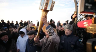 Амал 2024: традиционный огонь единства зажгли в Мангистау